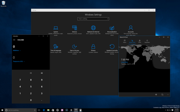 Windows 10还将支持黑色主题